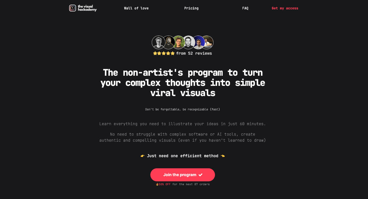 Thevisualhackademy logo